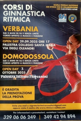 OPEN DAY DOMODOSSOLA - Ritmica VCO - Club Altair
